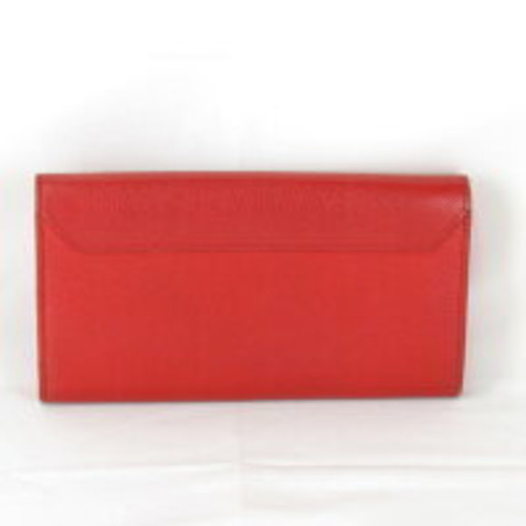 Louis Vuitton Wallet Portefeuille Red Long Lockme Leather - Picture 1 of 9